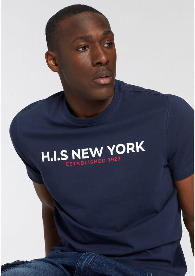 H.I.S T-shirt Met grote frontprint - Foto 4