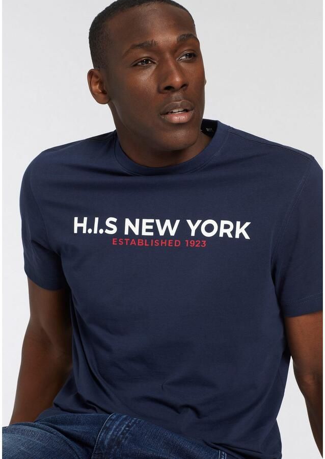 H.I.S T-shirt Met grote frontprint - Foto 2