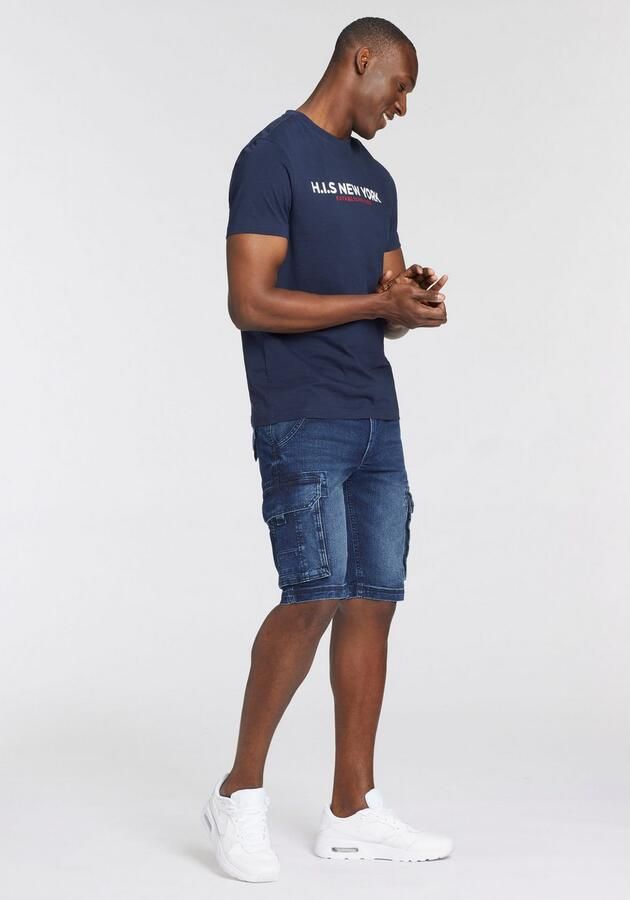 H.I.S T-shirt Met grote frontprint - Foto 6