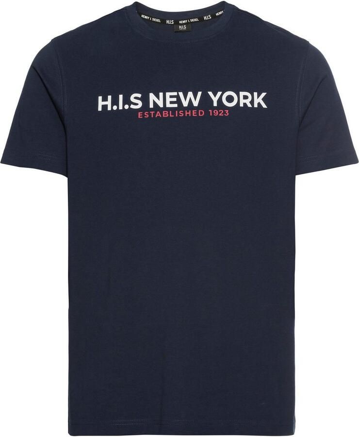 H.I.S T-shirt Met grote frontprint