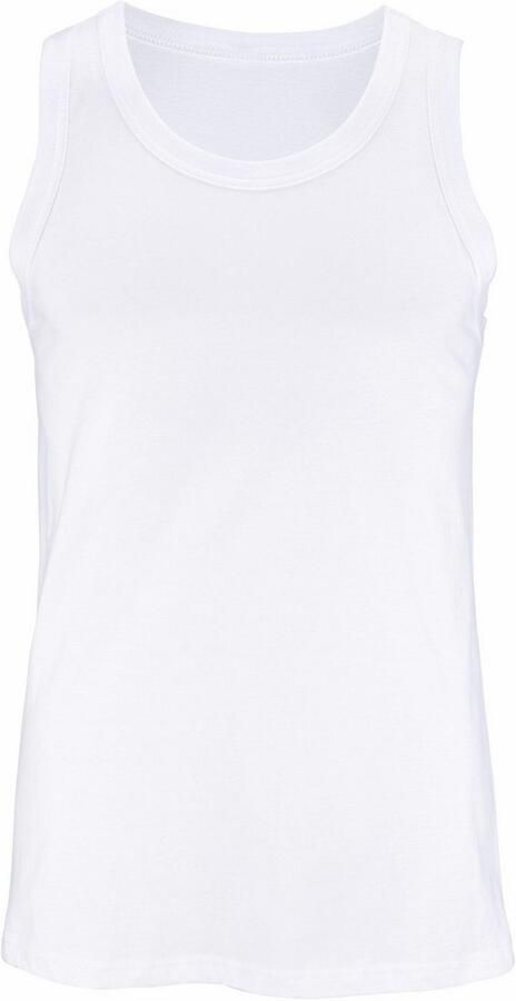 H.I.S Tanktop Onderhemd voor heren met ronde hals van katoen (set 3-delig) - Foto 3