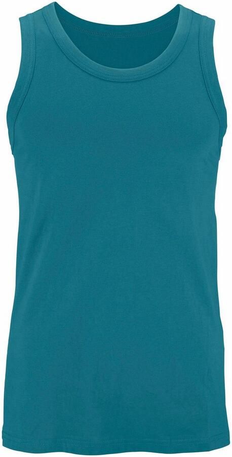 H.I.S Tanktop Onderhemd voor heren met ronde hals van katoen (set 3-delig) - Foto 3