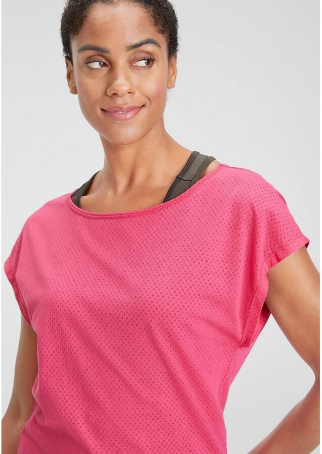 H.I.S Trainingsshirt 2-delig shirt & top Korte mouw comfortabele pasvorm sportief ademend materiaal (voordeelset 2-delig Met top) - Foto 3