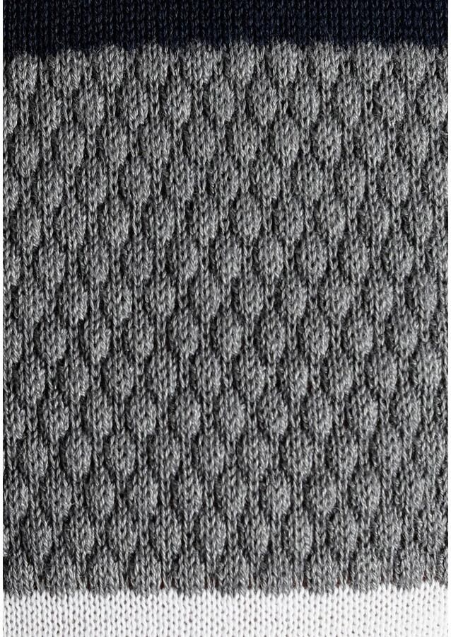 H.I.S Trui met ronde hals Nieuwe kleuren! Colourblocking in lichte tricotkwaliteit - Foto 3