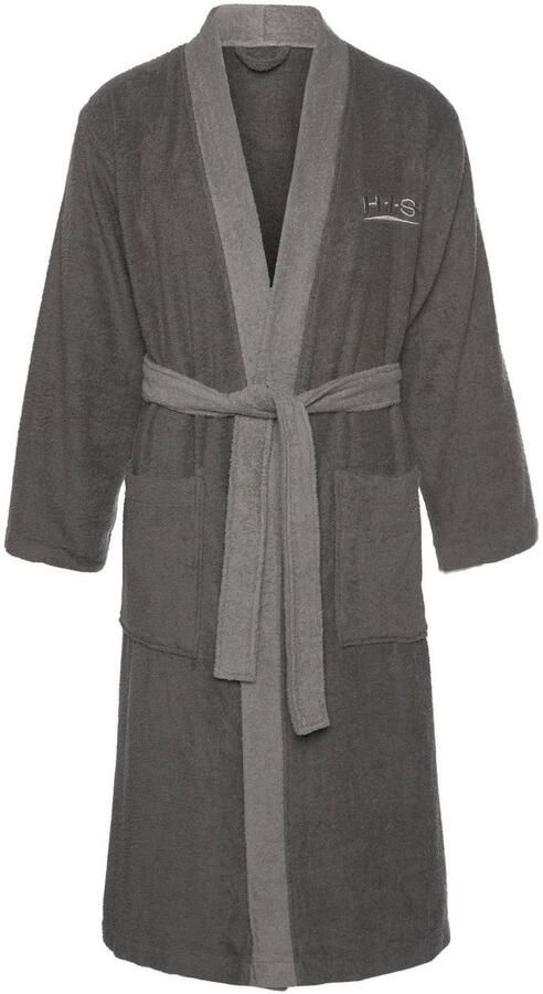 H.I.S Uniseks badjas Hannes ideaal voor sauna & spa hotelbadjas ochtendjas (1 stuk) - Foto 4