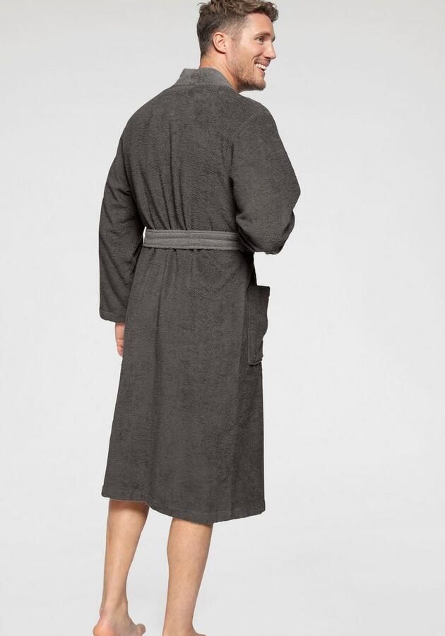 H.I.S Uniseks badjas Hannes ideaal voor sauna & spa hotelbadjas ochtendjas (1 stuk) - Foto 3