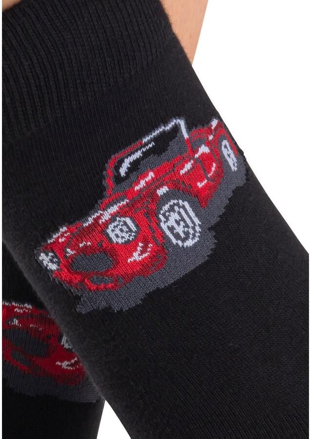 H.I.S Vrijetijdssokken met ingebreide motieven (set 5 paar)