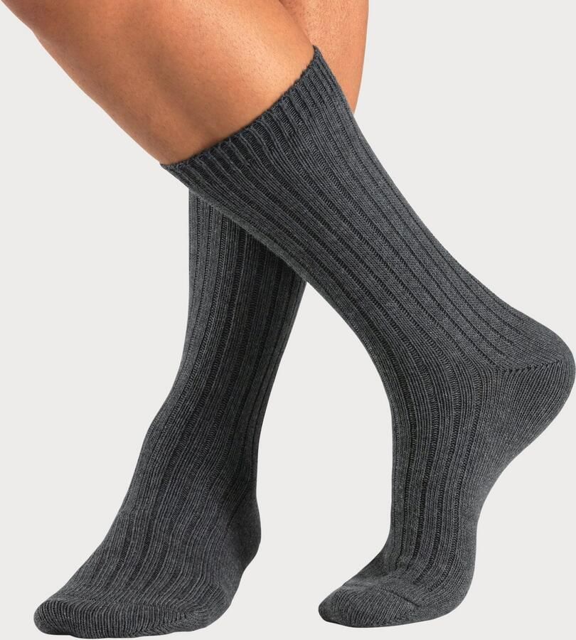 H.I.S Werksokken bijzonder grof gebreid (set 5 paar)