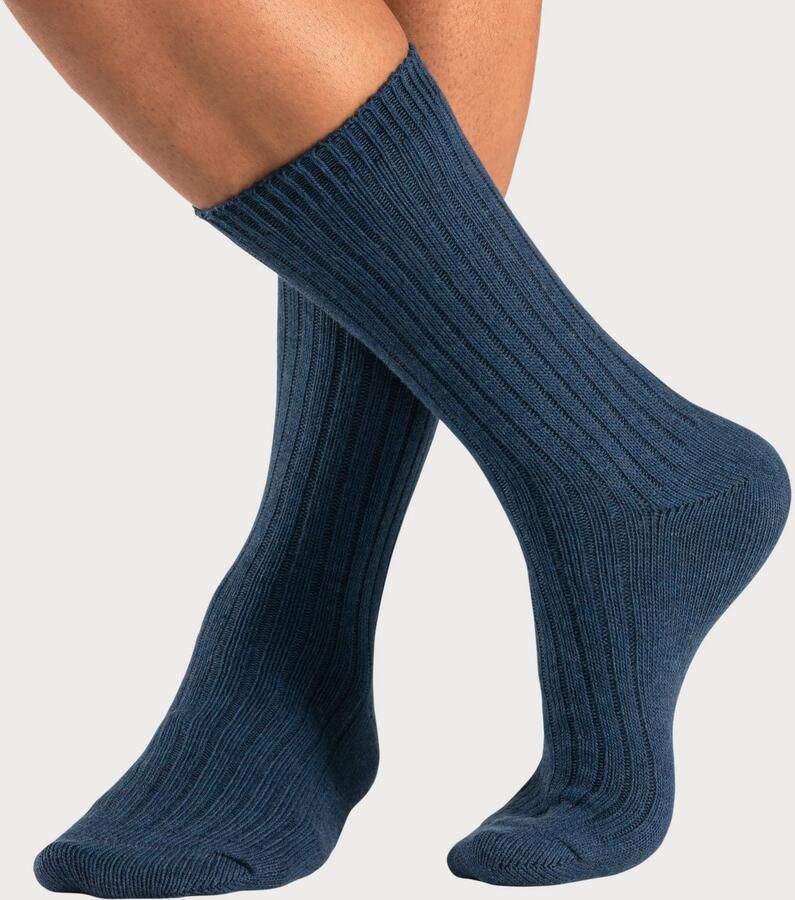 H.I.S Werksokken bijzonder grof gebreid (set 5 paar)