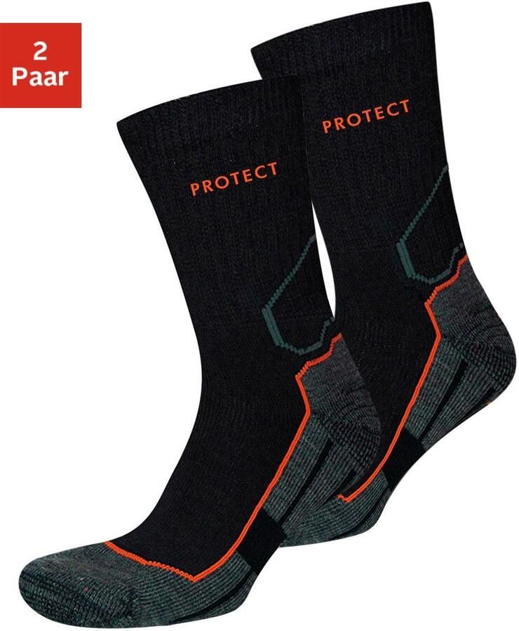 H.I.S Werksokken PROTECT voor een optimale bescherming in werkschoenen (set 2 paar) - Foto 4