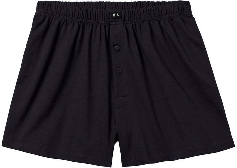 H.I.S Wijde boxershort Heren boxer wijdte pasvorm comfortband van katoen-stretch (set 5 stuks) - Foto 4