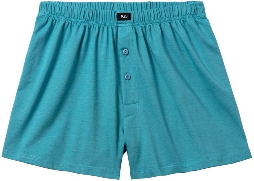 H.I.S Wijde boxershort Heren boxer wijdte pasvorm comfortband van katoen-stretch (set 5 stuks) - Foto 3