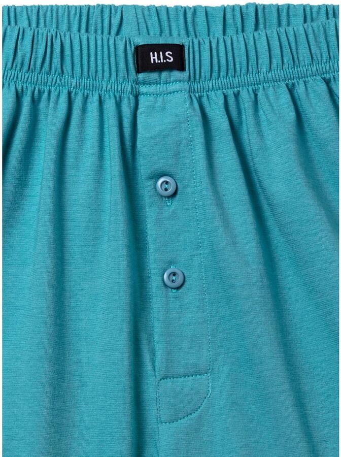 H.I.S Wijde boxershort Heren boxer wijdte pasvorm comfortband van katoen-stretch (set 5 stuks)