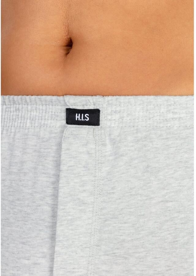 H.I.S Wijde boxershort van zacht single-jerseymateriaal (set 2 stuks)