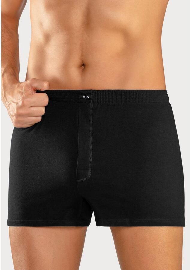 H.I.S Wijde boxershort van zacht single-jerseymateriaal (set 2 stuks) - Foto 2
