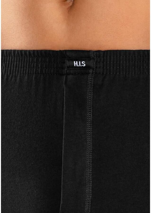 H.I.S Wijde boxershort van zacht single-jerseymateriaal (set 2 stuks)