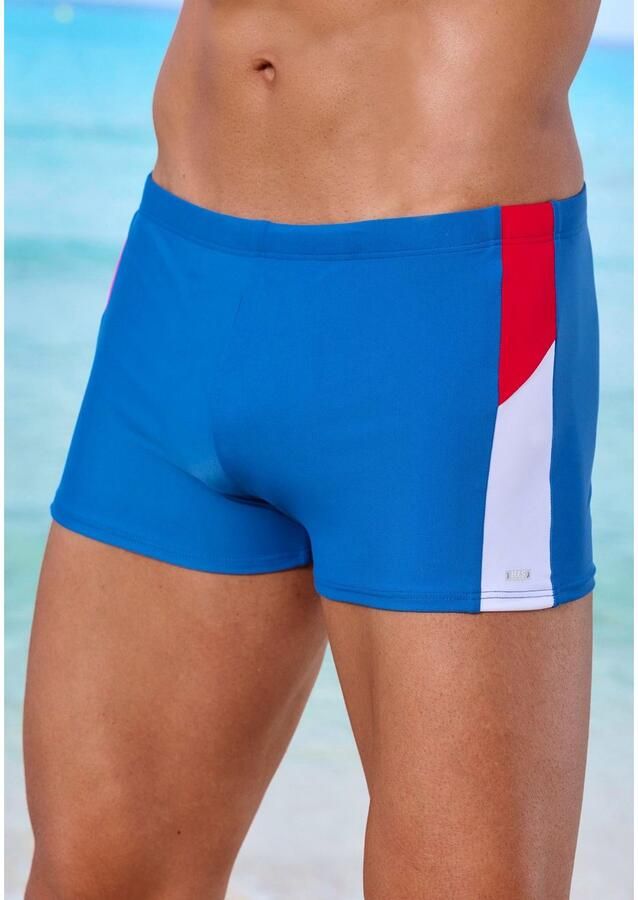 H.I.S Zwemboxer in colourblocking-design - Foto 2