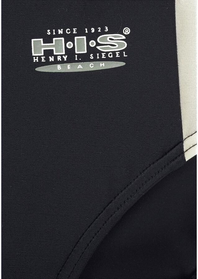 H.I.S Zwembroek met contrastinzetten