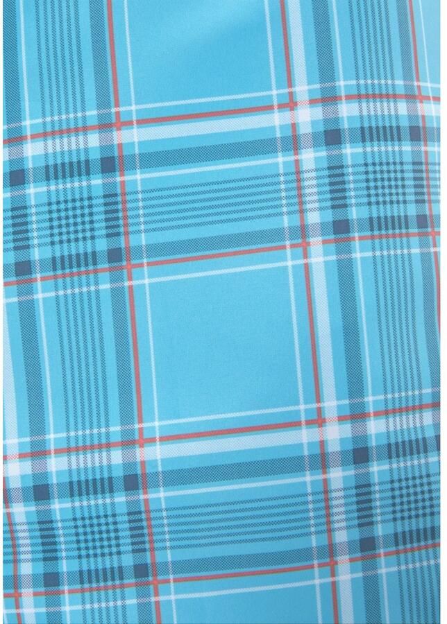 H.I.S Zwemshort Geruit met contrastkleurig koord - Foto 3