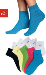 H.I.S Korte sokken lichte ventilerende kwaliteit (10 paar)