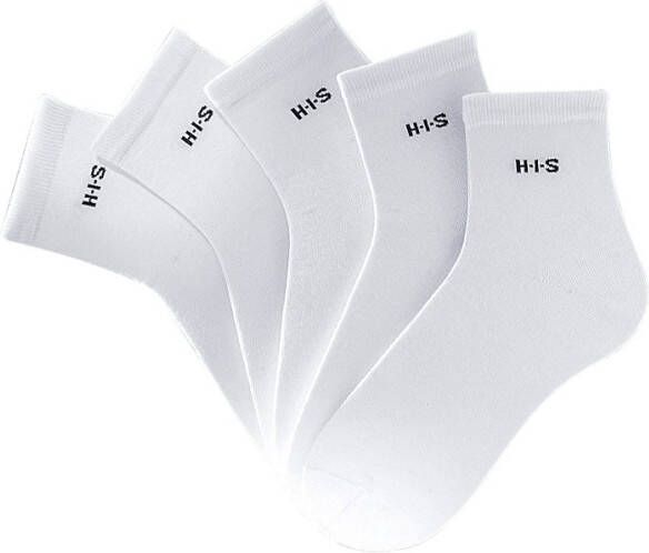 H.I.S Korte sokken met boord boven de enkel (set 5 paar 5 paar)
