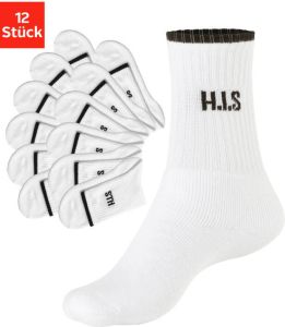 H.I.S Sportsokken met frotté & verstevigde drukzones (12 paar)