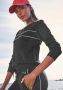 H.I.S Sweatshirt met piping op de borst loungewear - Thumbnail 1