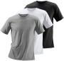 H.I.S T-shirt van katoen perfect als ondershirt (set 3-delig) - Thumbnail 1