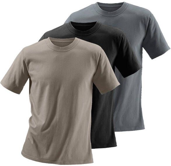 H.I.S T-shirt van katoen perfect als ondershirt (set 3-delig)