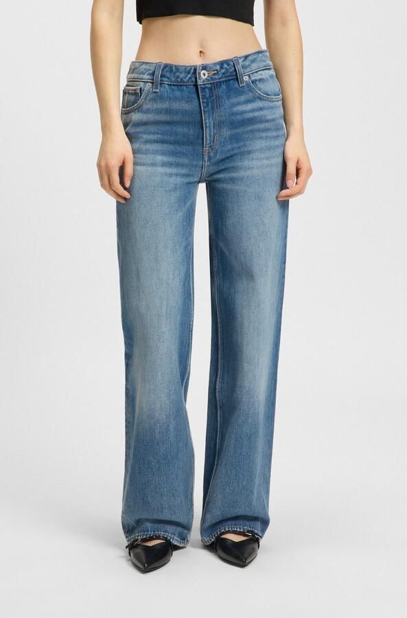 HUGO Blue 5-pocket jeans Gamala Mid Rise in Baggy Fit - Foto 4