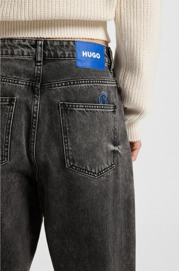 HUGO Blue 5-pocket jeans Leni Lage taille in relaxed fit - Foto 3