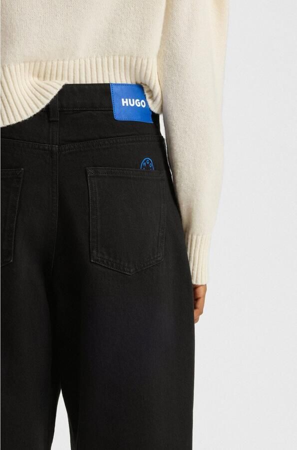 HUGO Blue 5-pocket jeans Leni Loose Fit Baggy Jeans Wijde Pijp Lage tot Midden Taille - Foto 2