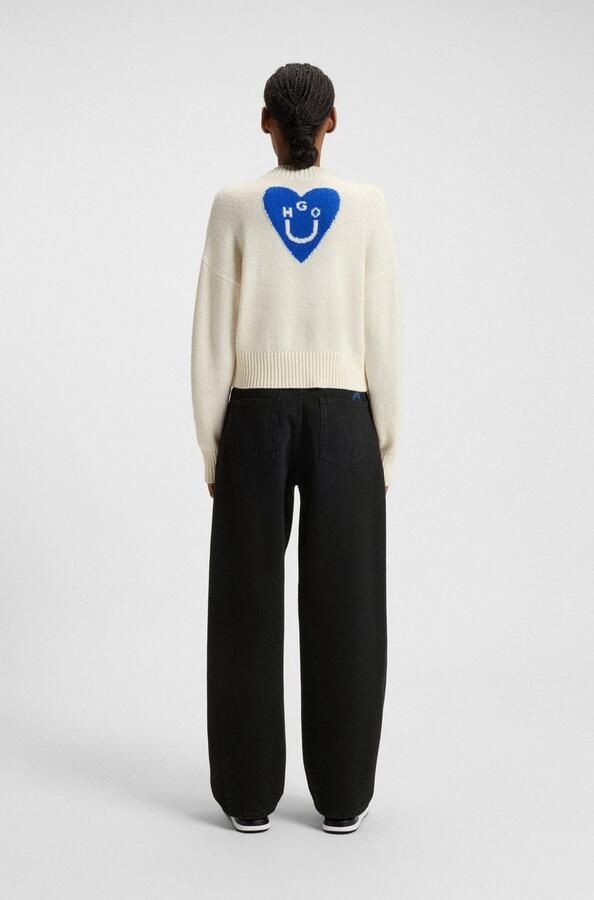 HUGO Blue 5-pocket jeans Leni Loose Fit Baggy Jeans Wijde Pijp Lage tot Midden Taille - Foto 5