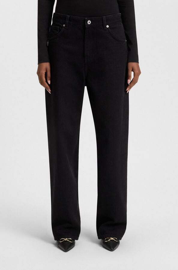 HUGO Blue 5-pocket jeans Leni Loose Fit Baggy Jeans Wijde Pijp Lage tot Midden Taille - Foto 9