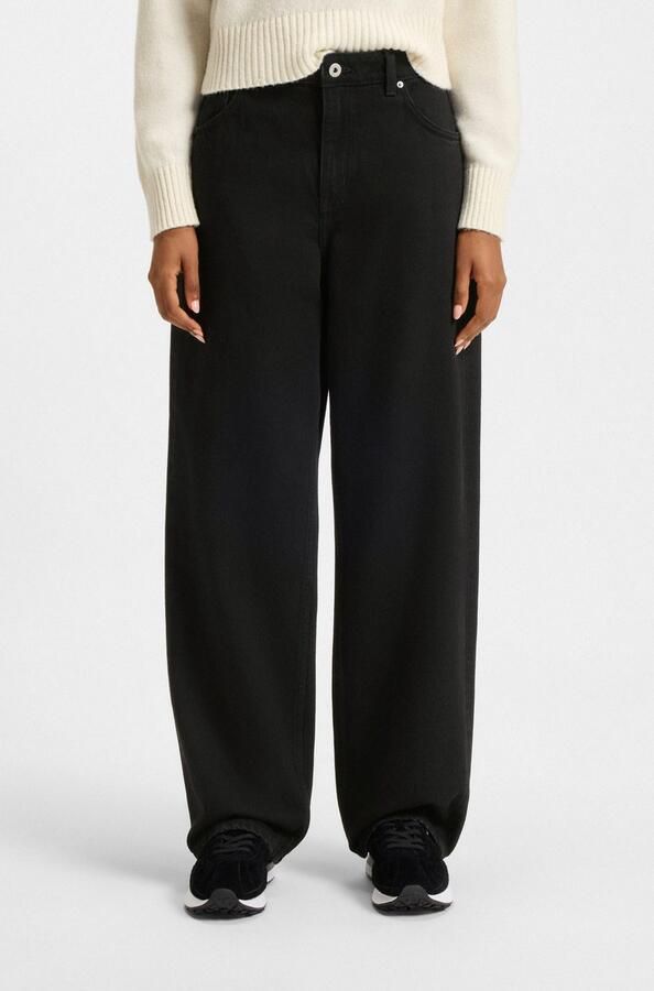 HUGO Blue 5-pocket jeans Leni Loose Fit Baggy Jeans Wijde Pijp Lage tot Midden Taille - Foto 6