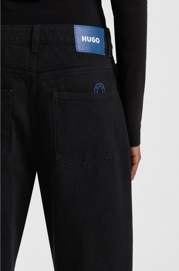HUGO Blue 5-pocket jeans Leni Loose Fit Baggy Jeans Wijde Pijp Lage tot Midden Taille - Foto 3