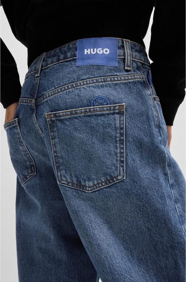 OTTO HUGO Blue 5-pocket jeans Leni Relaxed fit met lage taille - Foto 2