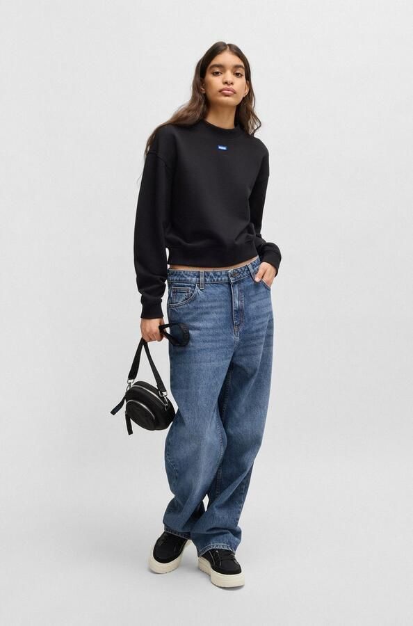 OTTO HUGO Blue 5-pocket jeans Leni Relaxed fit met lage taille - Foto 4