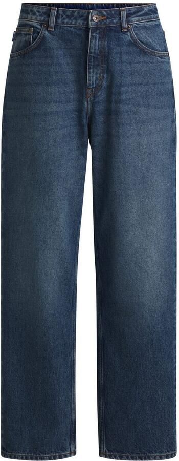 OTTO HUGO Blue 5-pocket jeans Leni Relaxed fit met lage taille - Foto 5