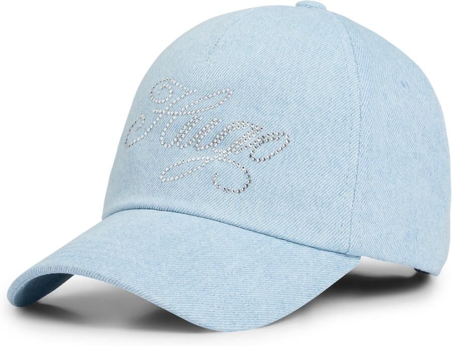 Hugo Blue Baseballpet met strass-steentjes model 'Alyce' - Foto 7