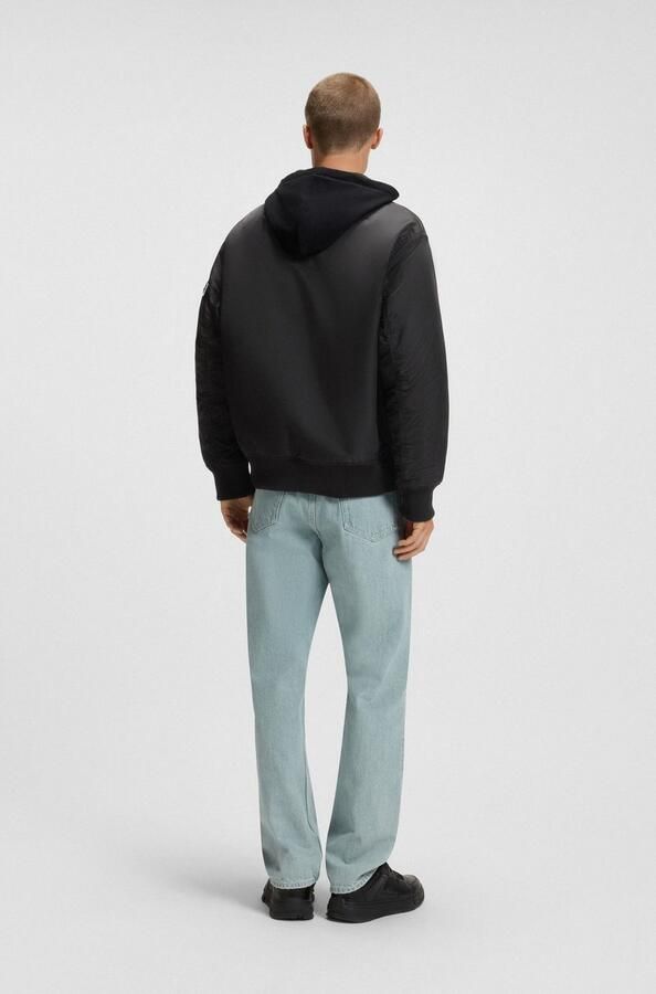 HUGO Blue Blouson Biero met waterafstotende afwerking en mouwzak - Foto 5