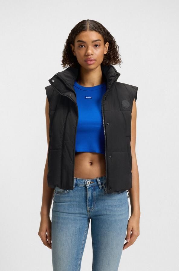 HUGO Blue Bodywarmer Fae Bubble vorm elastische band in de zoom - Foto 7