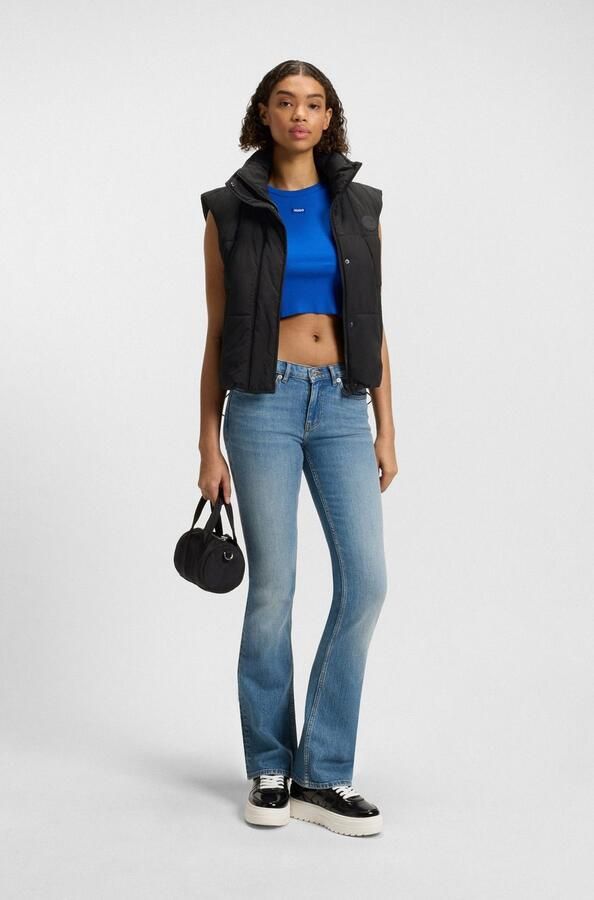 HUGO Blue Bodywarmer Fae Bubble vorm elastische band in de zoom - Foto 5