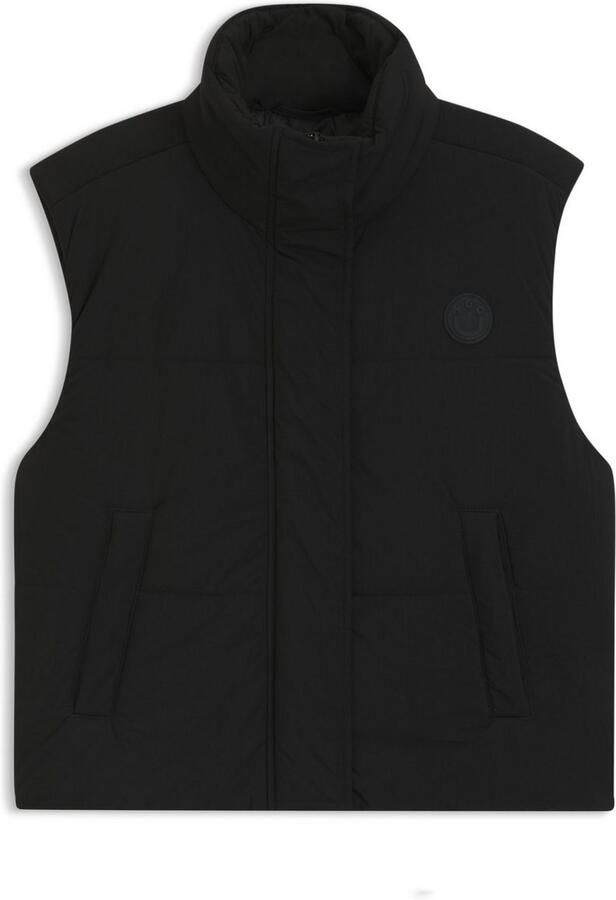 HUGO Blue Bodywarmer Fae Bubble vorm elastische band in de zoom