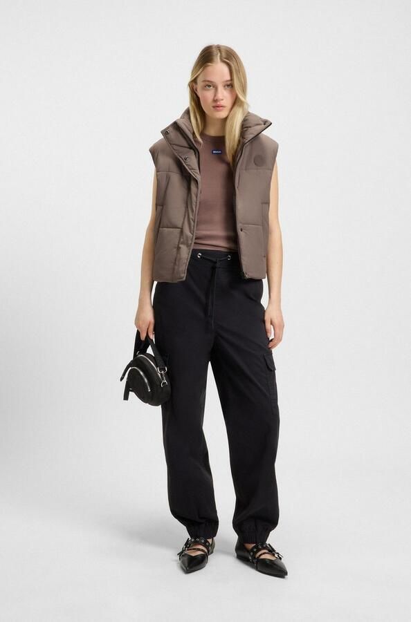 HUGO Blue Bodywarmer Fae Bubble vorm elastische band in de zoom - Foto 4