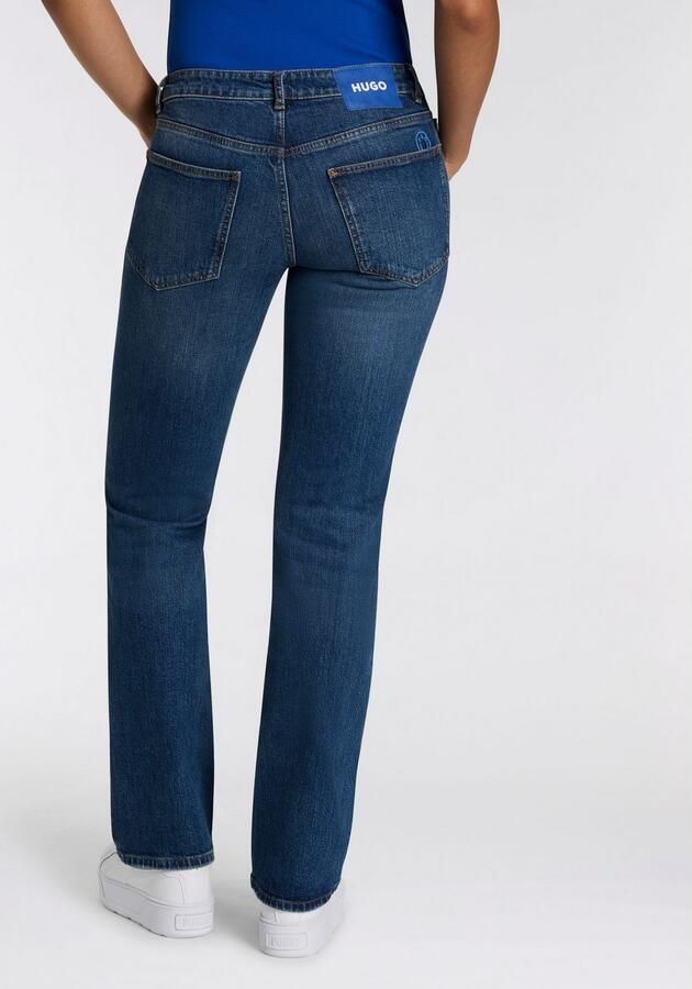 HUGO Blue Bootcut jeans Gamera Low Rise - Foto 2