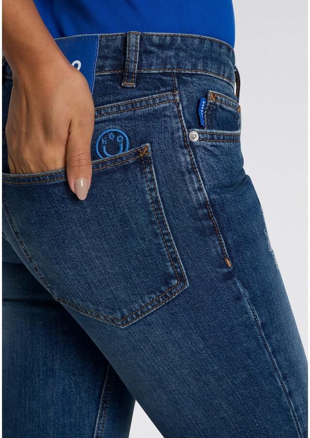 HUGO Blue Bootcut jeans Gamera Low Rise