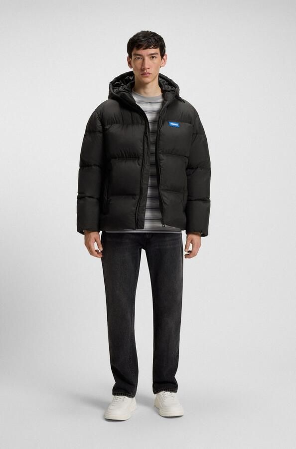 HUGO Blue Gewatteerde jas Bodo Capuchon Relaxed Fit warm gewatteerd - Foto 5