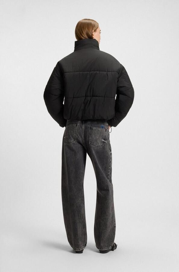 HUGO Blue Gewatteerde jas Faren Relaxed fit met verstelbare zoom - Foto 6