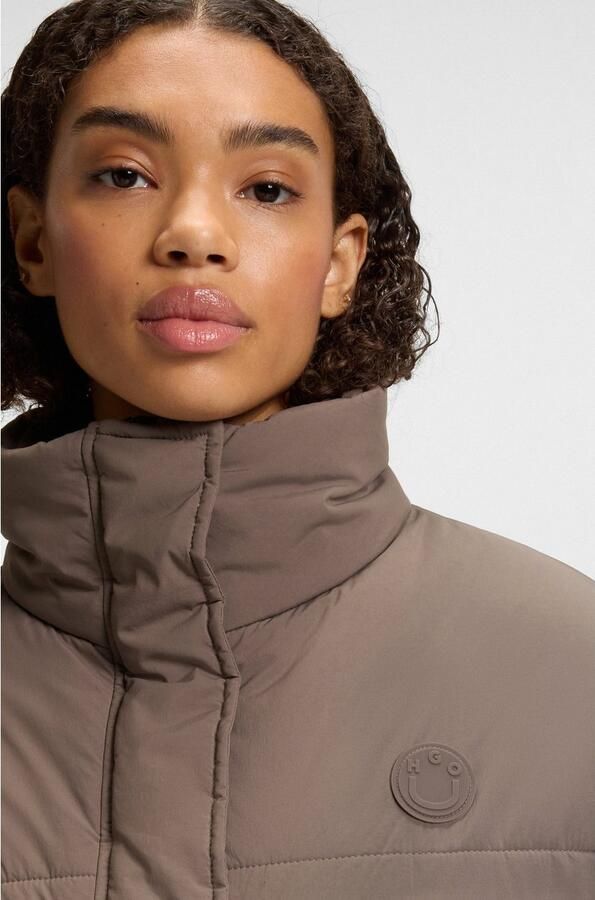 HUGO Blue Gewatteerde jas Faren Relaxed fit met verstelbare zoom - Foto 3